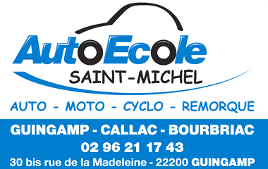 Auto-Ecole Saint-Michel à Guingamp Bourbriac et Callac